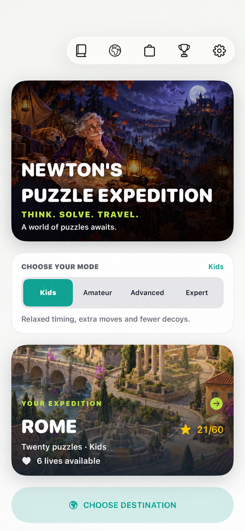 Newton's Puzzle Expedition screenshot 2